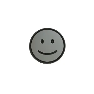 Maxpedition Happy Face Gray and Black 1.5" x 1.5"