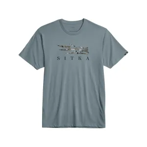 Sitka Gear Men's Icon Optifade Short Sleeve T Shirt Bluestone Elevated II XL