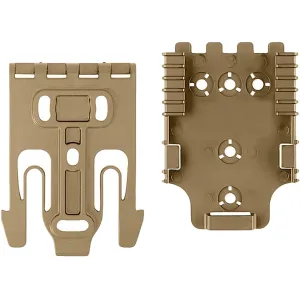 Safariland Quick Lock Holster Mount Kit with QLS 19 and QLS 22 Polymer Flat Dark Earth