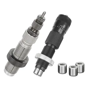 Forster Ultra 25 GT Bushing Full Length Sizing, Bullet Seating 2 Die Set with Bushings