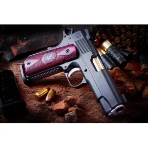Nighthawk Custom Border Special 45 ACP Pistol 4.25" Barrel 8+1 Round Black Nitride Slide Cocobolo Grip Black Nitride Frame