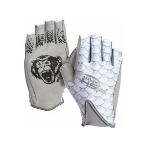 Fish Monkey Men's Pro 365 Guide Fishing Sun Fishing Fingerless Gloves Tarpon XL
