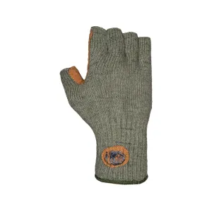Hunt Monkey Men's Wooly Hunting Fingerless Gloves Moss Large/XL