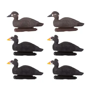GHG Pro-Grade Foam Filled Surf Scoter Duck Decoy 6PK