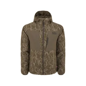 Drake Men's LST BMF Jacket Mossy Oak Bottomland Large