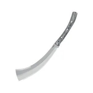 Condor Knives K Night Panabas Machete 14.25" Recurve 1075 Satin Blade Canvas Micarta Handle Black