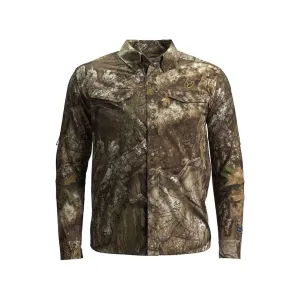 Blocker Outdoors Men's Shield Reliant Snap Long Sleeve Shirt Realtree APX XL