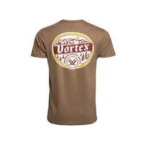 Vortex Optics Men's Alpine Continental Short Sleeve Crew Neck T Shirt Coyote Heather 2XL