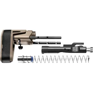 Maxim Defense SCW PDW AR-15 Pistol Brace with H3 Buffer FDE