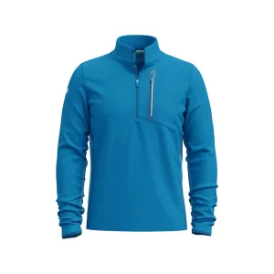 Smartwool Men's Active Fleece Quarter Zip Shirt Nival Blue Medium