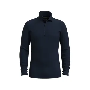 Smartwool Men's Classic Thermal Quarter Zip Base Layer Shirt Deep Navy Medium