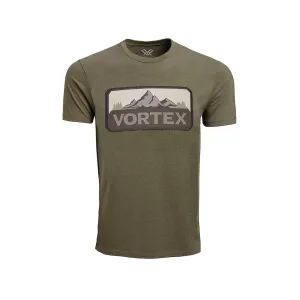 Vortex Optics Men's Peakline Short Sleeve Crew Neck T Shirt Military Heather XL
