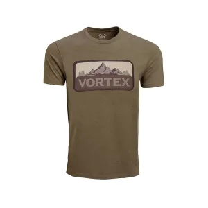 Vortex Optics Men's Peakline Short Sleeve Crew Neck T Shirt Coyote Heather 2XL