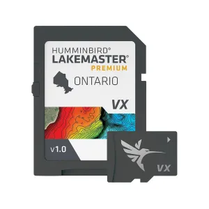 Humminbird LakeMaster VX Premium Map Card Ontario