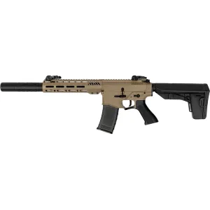 Barra 400e Full Auto Electric 177 Caliber BB Air Rifle Metal Tan