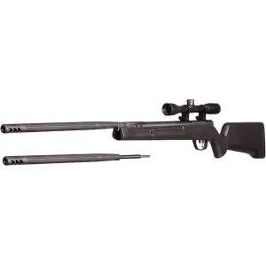 Barra 1200g Dual Caliber 177 and 22 Caliber Pellet Air Rifle Black