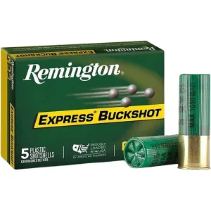 Remington Express 12 Gauge Ammo 2-3/4" #00 Buckshot 9 Pellets Box of 5