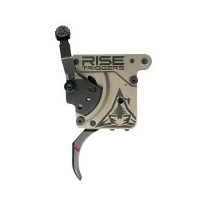 Rise Armament Reliant Pro Rifle Trigger Remington 700 Right Hand Curved Blade Black