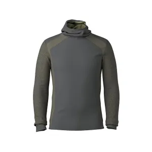 Smartwool Men's Intraknit Thermal Hoodie Charcoal/Winter Moss 2XL