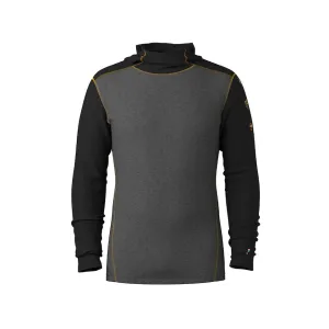 Smartwool Men's Classic Thermal Hoodie Charcoal/Honey Gold 2XL