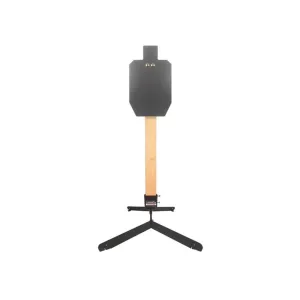 Challenge Targets 66% IPSC Target Rifle Rated Target 3/8" AR500 Steel with Static Stand
