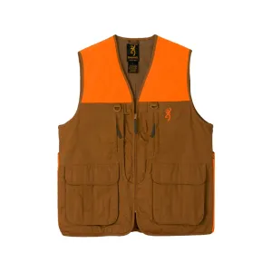 Browning Men's Upland Hunting Vest Tan/Blaze Medium