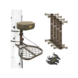 Hawk Micro Lite Gen 2 Hang On Treestand Combo Flat Dark Earth