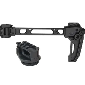 Strike Industries Dual Folding Picatinny Stock and AR-15 Picatinny Stock Adapter