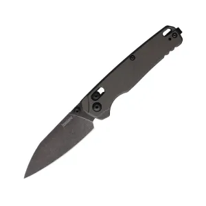 Kershaw Bel Air Pocket Knife 3" Reverse Tanto CPM MagnaCut BlackWash Blade Aluminum Handle Dark Gray