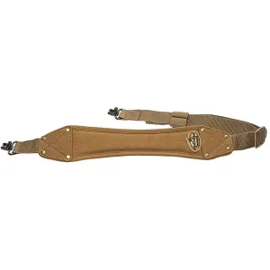 Rig 'Em Right High Brass Rifle Sling with Sling Swivel Neoprene/Nylon Canvas