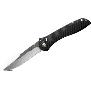 Benchmade Seven Ten Pocket Knife 4" Drop Point CPM-S90V Satin Blade Aluminum Handle Black