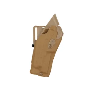 Safariland 6390RDS OWB Holster Right Hand Glock 19 MOS with Surefire X300U Cordura Wrapped Polymer Coyote Brown