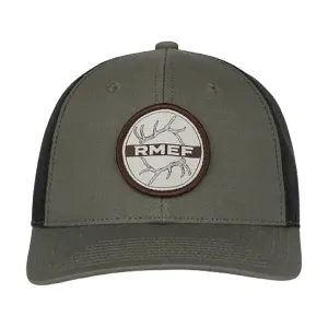 RMEF Men's Antler Hat Gray One Size Fits Most