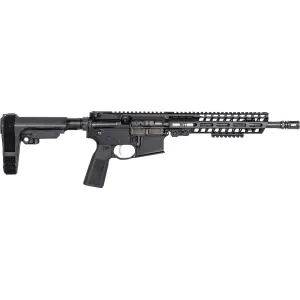 Geissele Border Patrol 5.56x45mm NATO Pistol 11.5" Barrel Black Frame Black Pistol Brace