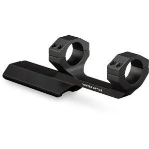 Vortex Optics 1- Piece Cantilever 3" Extended Picatinny AR-15 Scope Mount Integral 1" Rings Matte Black