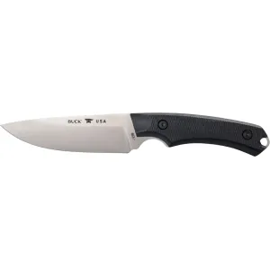 Buck Knives 663 Alpha Guide Elite Fixed Blade Knife 4.375" Drop Point CPM MagnaCut Satin Blade G-10 Handle Black