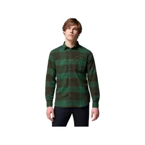Columbia Men's Pitchstone Heavyweight Flannel Shirt Greenscape Macro Buffalo Tartan XL