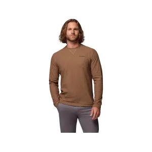 Columbia Men's Pitchstone Knit Crew Sweatshirt Delta Heather 2XL