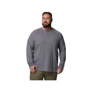 Columbia Men's Thistletown Hills Henley Shirt City Gray Heather Medium