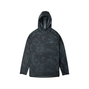 AFTCO Men's Adapt Hoodie Black Storm Camo Medium