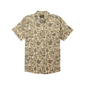 Marsh Wear Men's Hagood Short Sleeve Shirt Khaki Mallard Camo Medium