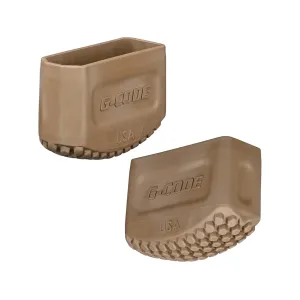 G-Code Firebase Magazine Base Pad Polymer Coyote Brown 2PK