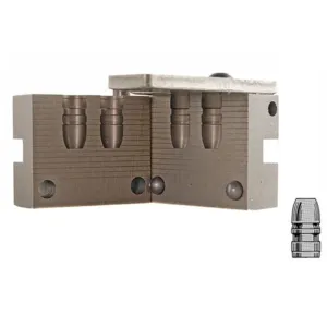 Saeco 2 Cavity Bullet Mold 354 38 Special, 357 Magnum (358 Diameter) 180 Grain Flat Nose Gas Check