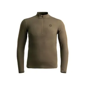 Scent-Lok Men's Merino 250 Quarter Zip Base Layer Shirt Canopy 2XL
