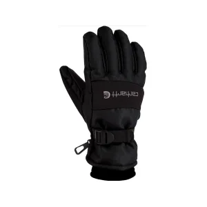 Carhartt Men's Knit Cuff Waterproof Insulated Gloves Black Medium