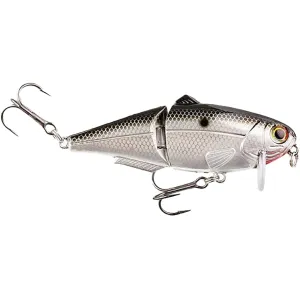 Strike King Wake Shad Topwater Mirage Chrome Black