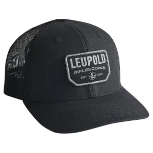 Leupold Men's Riflescopes Reticle Tactical Trucker Hat Black One Size Fits Most