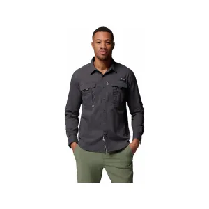Columbia Men's Bahama Elite Long Sleeve Shirt Shark Medium
