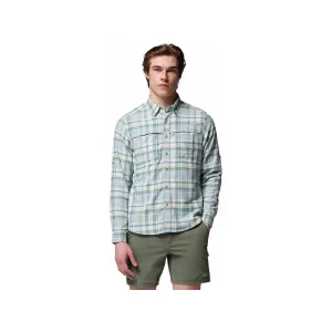 Columbia Men's Wild Cast Shirt Crushed Blue Backwater Tartan 2XL