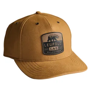 Leupold Men's Brushed Canvas Bear Trucker Hat Wheat One Size Fits Most